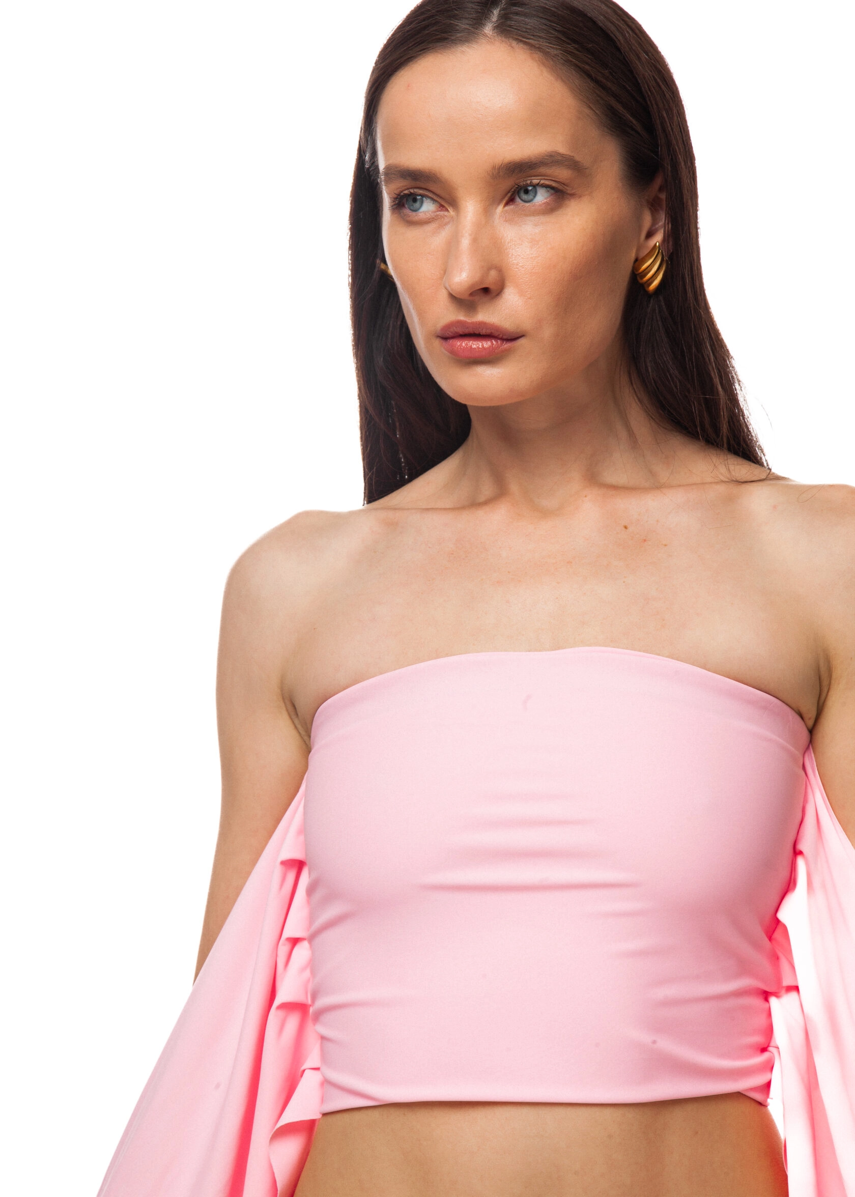 Топ VENITA(ВЕНИТА) в цвете розовый барби - 40-42 (XS-S) - Розовый