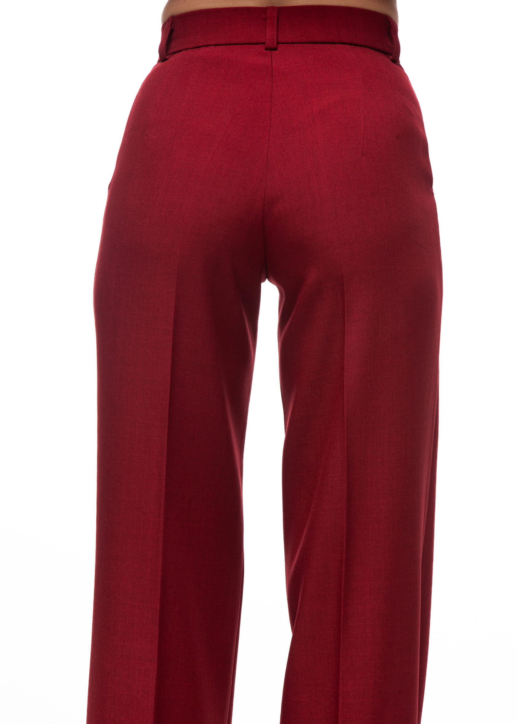 Брюки CHERRY LOST(ЧЕРРИ ЛОСТ) в бордовом цвете - 40-42 (XS-S) - Бордовый