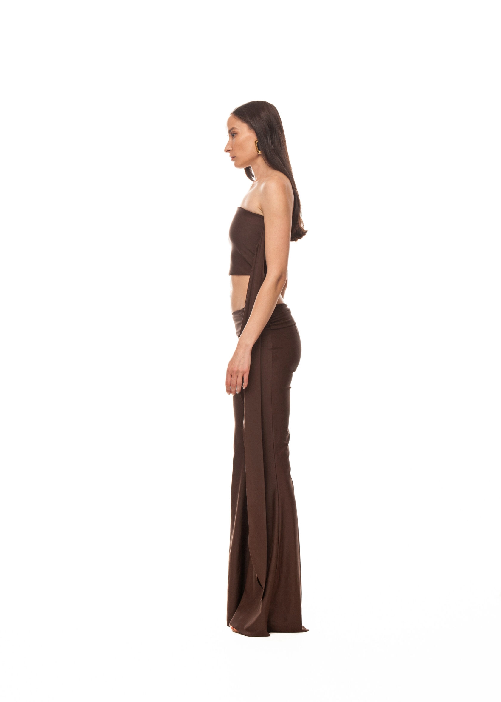 Топ VENITA(ВЕНИТА) в цвете шоколадный брауни - 44-46 (M-L) - Коричневый