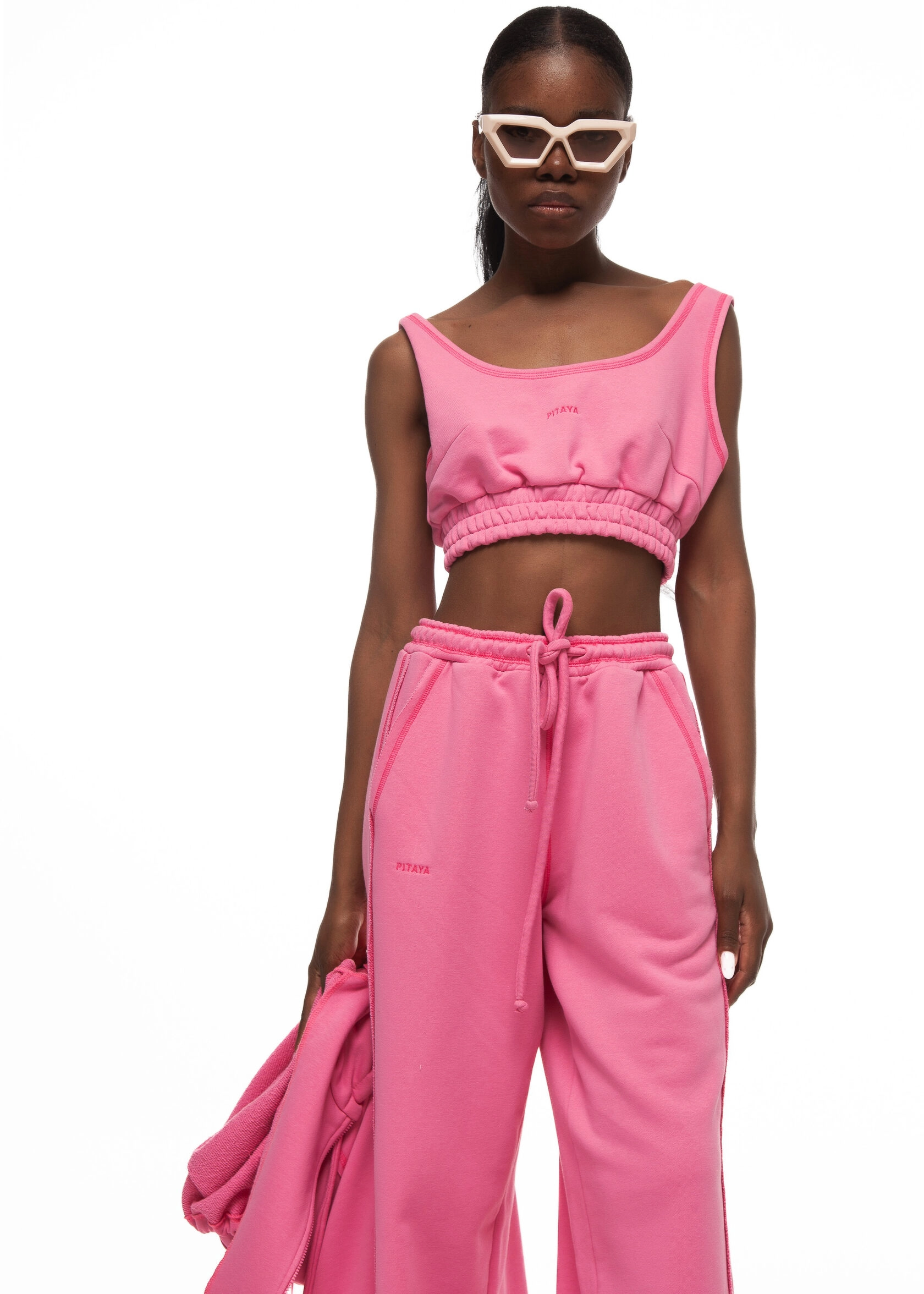 Топ PINK GOLF(ПИНК ГОЛЬФ) в розовом цвете - 40-42 (XS-S) - Розовый