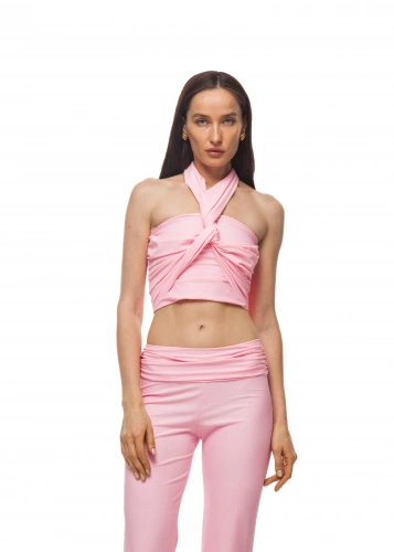 Топ VENITA(ВЕНИТА) в цвете розовый барби - 40-42 (XS-S) - Розовый